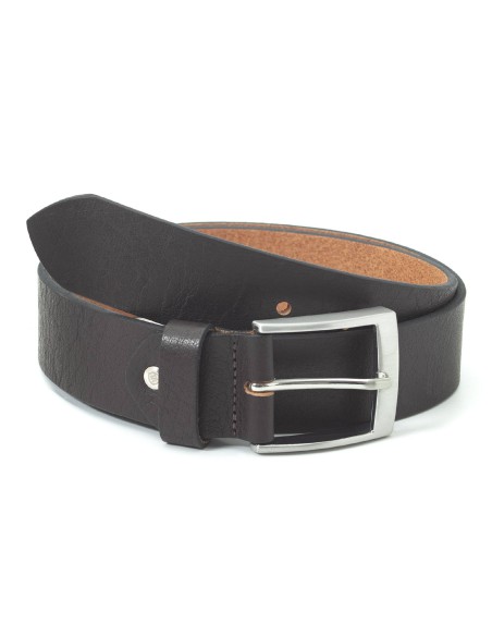 brown leather belt B-BRANE-BROWN