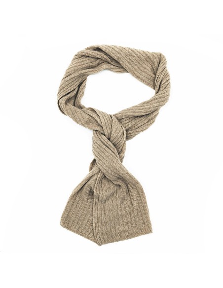 Foulard pour homme lisse beige BUF-SANTANDER-BEIGE