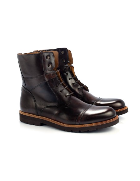 brown leather boots CAMILO-CASTAGNA