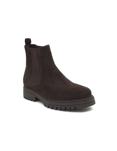 brown suede chelsea boots CR-22011-MARRON