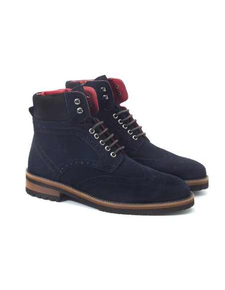 blue suede boots SALPE-MARINO