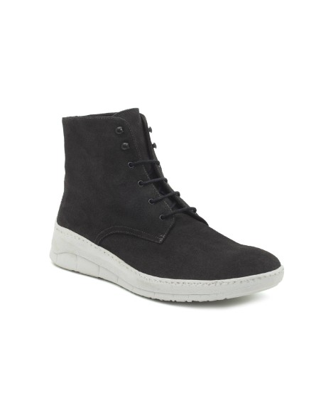 grey suede boots SALTO-GRIS