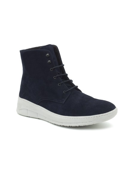 blue suede boots SALTO-MARINO