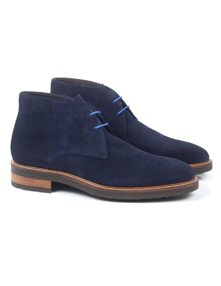 blue suede boots SAPORA-MARINO