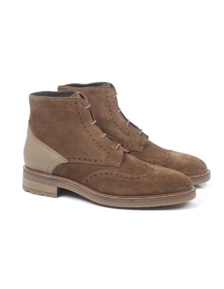 brown suede boots SAPORA-TOPO