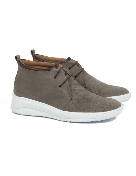 grey suede boots SETING-TOPO