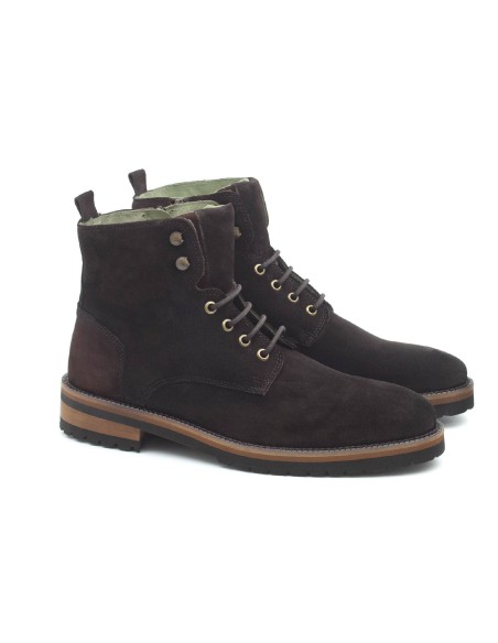 Bottine nubuck marron SOBUCK-TESTA