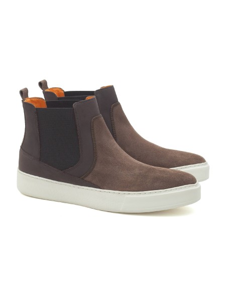 brown suede chelsea boots SONDER-TESTA