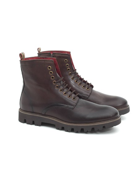 brown leather boots CROTANO-TESTA