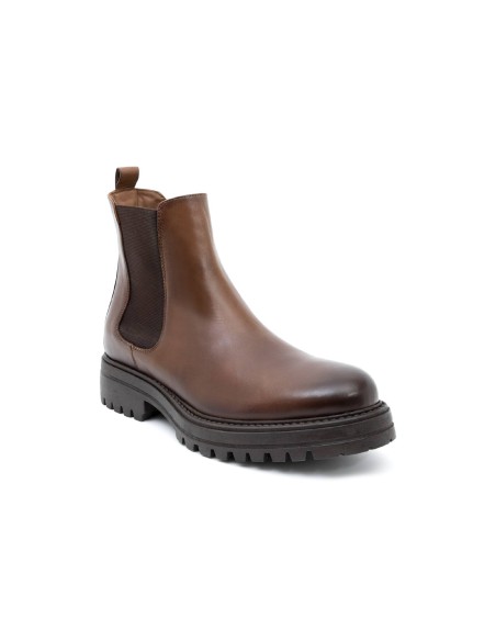 brown leather boots PALMAGE-MARRON