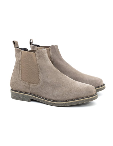 beige suede chelsea boots SERITAGE-TAUPE