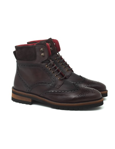 brown leather boots CRALPEMAN-TESTA