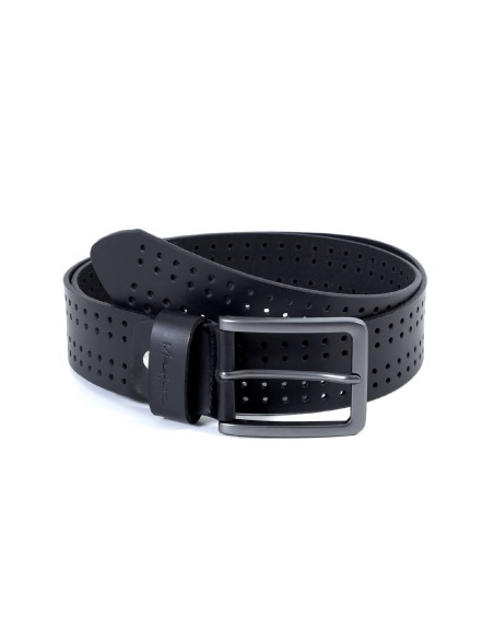 Ceinture en cuir noir B-VIVI-NEGRO