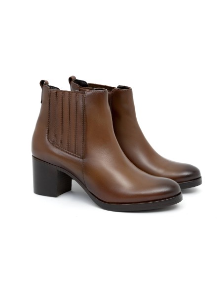 bottines pour femmes en cuir cuir W-PELSIC-CUERO