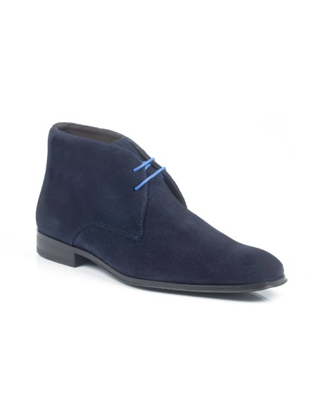 blue suede boots COBERMAN-NAVY