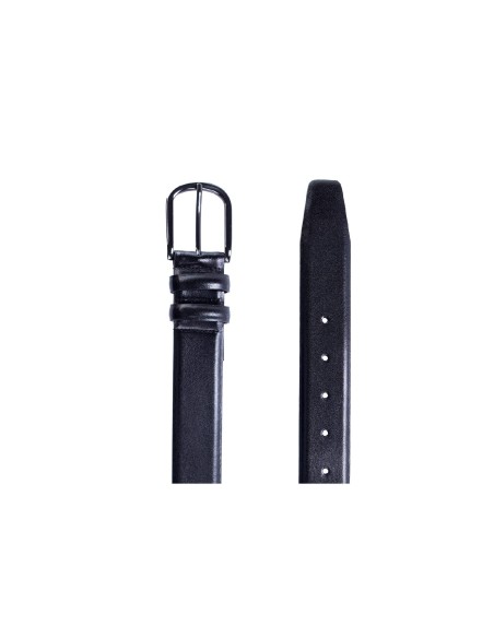 Ceinture en cuir noir B-LIBLEMAN-NEGRO