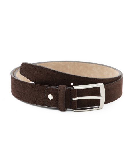 brown suede belt B-SAKMEN-MARRON