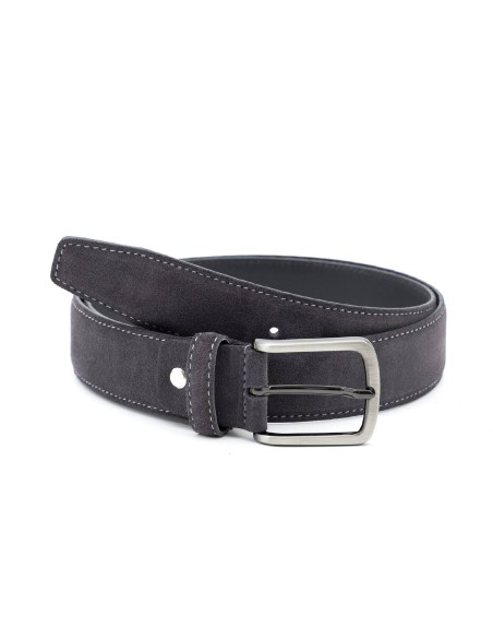 grey suede belt B-SETORMAN-MARENGO