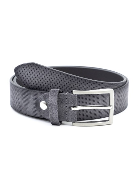 Ceinture suède gris B-SORTMEN-GREY