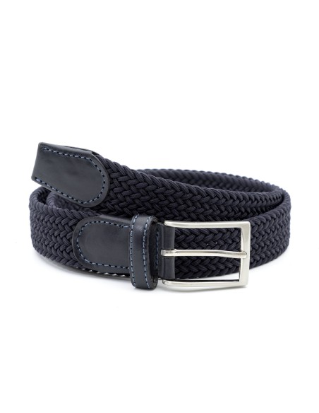 blue elastic belt B-TREHEMEN-NAVY