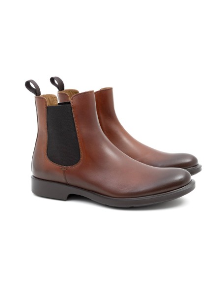 light brown leather boots CRAMENSI-CUERO