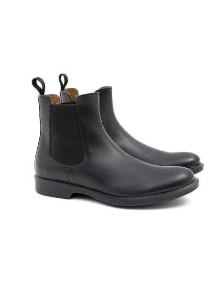 Bottine en cuir noir CRAMENSI-NEGRO