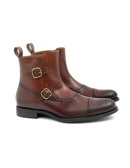 light brown leather boots CROFELMAN-CUERO