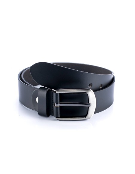 Ceinture en cuir noir B-VOLTMEN-NEGRO