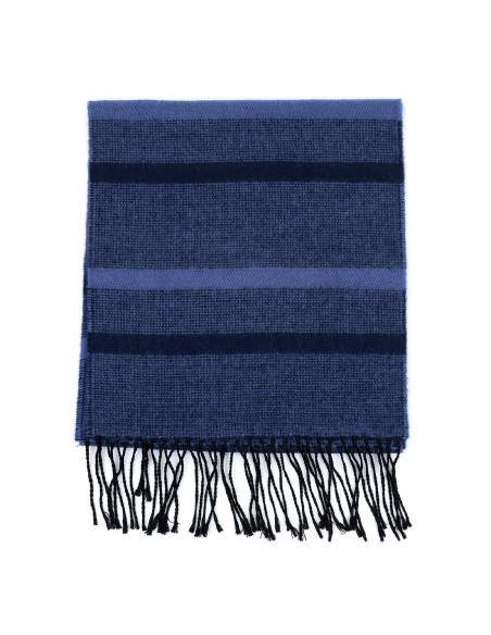 Foulard pour homme tissé bleu BUF-GIULIANO-AZUL