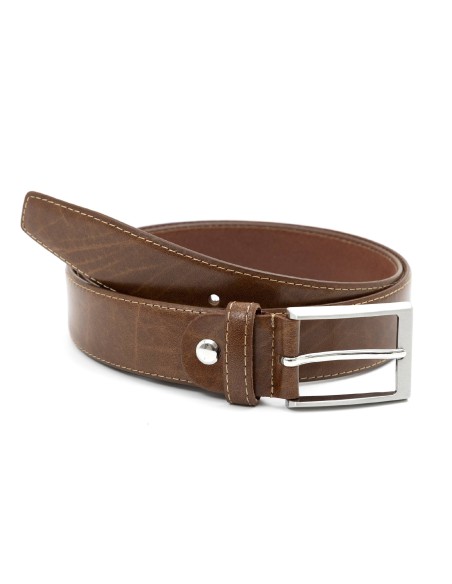 light brown leather belt B-LANK-COGNAC