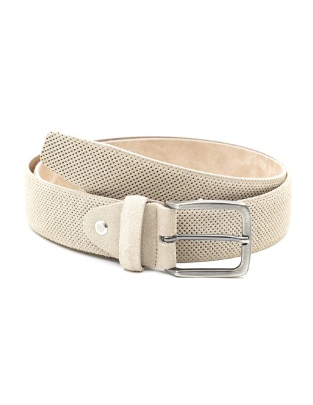 Ceinture suède beige B-SEMIS-CORDA