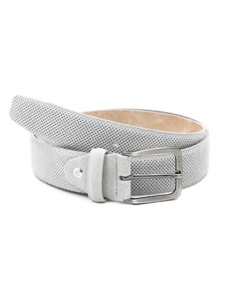 Ceinture suède gris B-SEMIS-GRIS