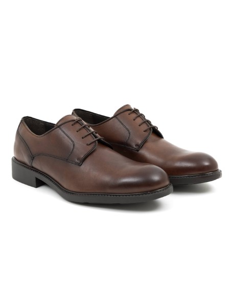 Derby en cuir cuir CR-24080-CASTAGNA