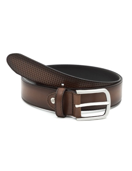 light brown leather belt B-CATAM-CUERO