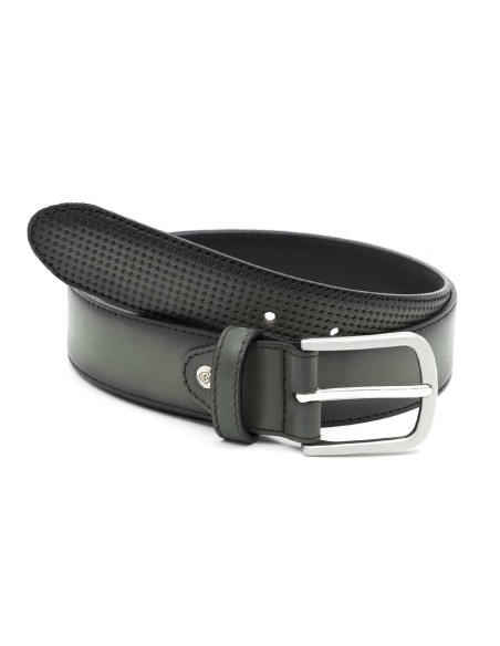 green leather belt B-CATAM-VERDE